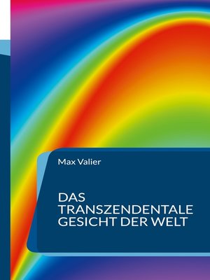 cover image of Das transzendentale Gesicht der Welt